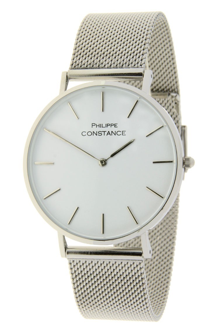 Philippe Constance "Full Stainless Steel Large" zilver-wit