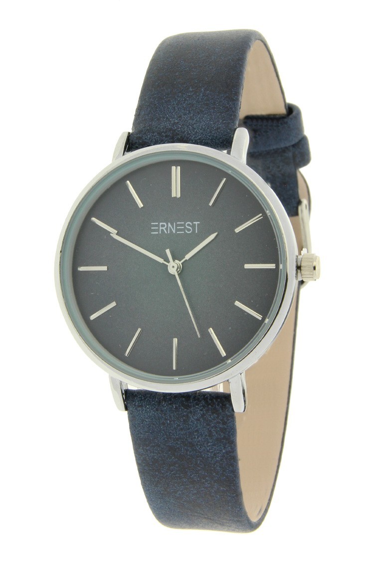 Ernest horloge Silver-Cindy-Medium FW18 donkerblauw