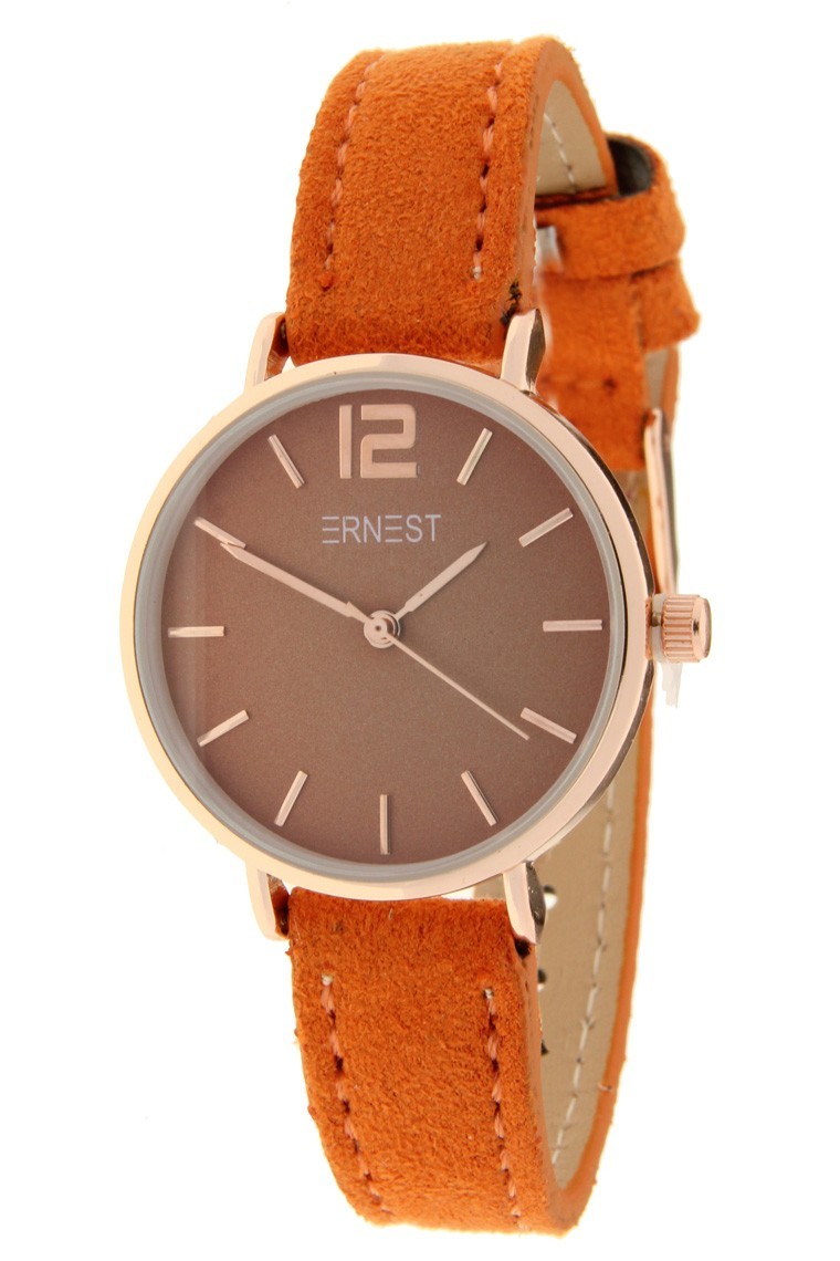 Ernest horloge Rosé-Cindy-Mini SS-18 oranje
