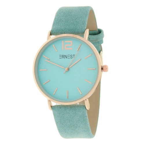 Ernest horloge Rosé-Cindy-SS19 zacht turquoise