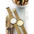 Ernest horloge "Inaya" goud-wit