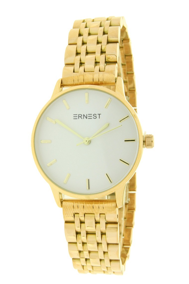Ernest horloge "Leah" goud-wit