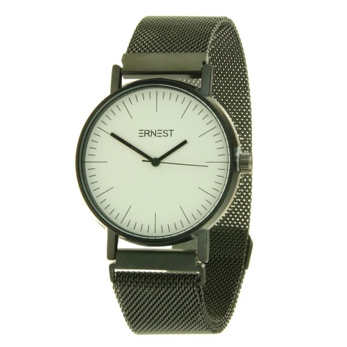 Ernest horloge "Finisty-Magnet" zwart-wit