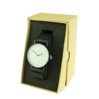 Ernest horloge "Finisty-Magnet" zwart-wit