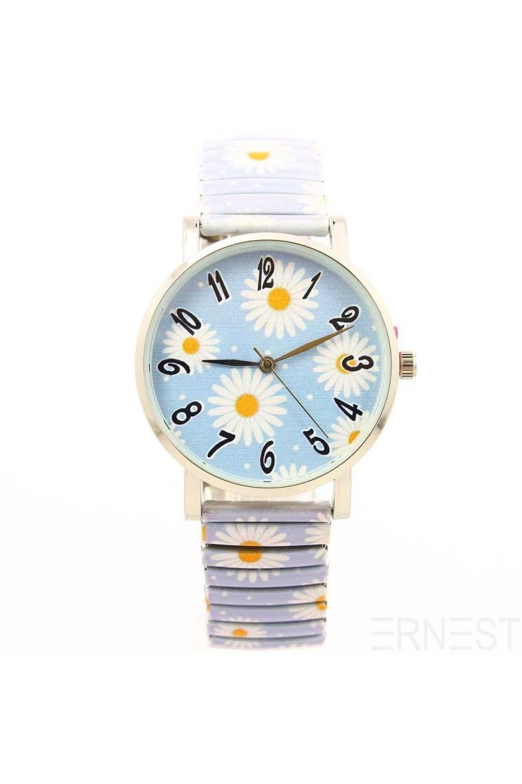 Ernest horloge "Daisy" lichtblauw