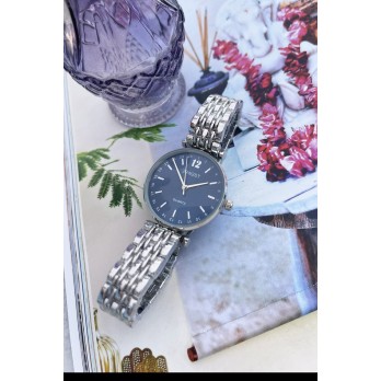 Ernest horloge "Tatum" zilver-blauw