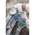 Ernest horloge "Tatum" zilver-grijs