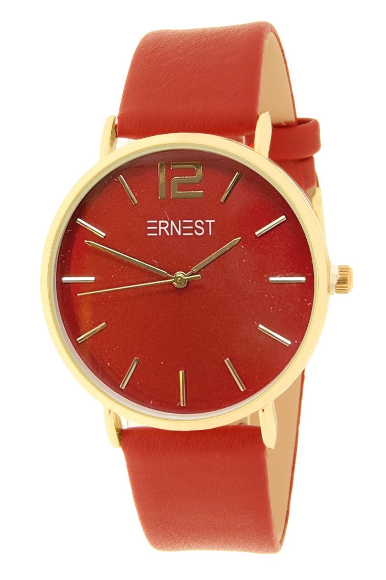 Ernest horloge Gold-Cindy AW21 rood