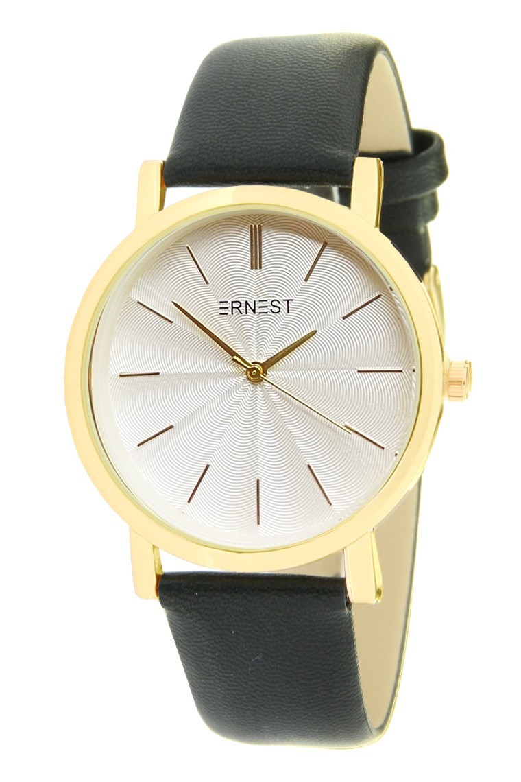 Ernest horloge "Gold-Andrea" zwart