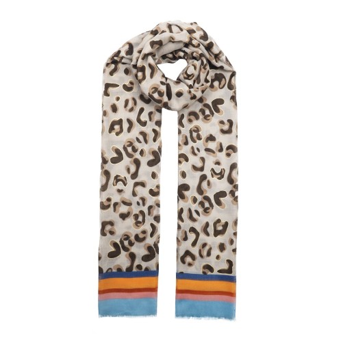 Sjaal "Wrap me in Leopard!" taupe