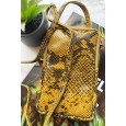 Telefoontasje "Snakery" mostard