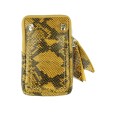 Telefoontasje "Snakery" mostard