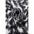 Sjaal "Silk Leopard" zwart-grijs-blauw