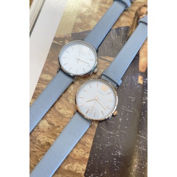 Ernest horloge Silver-Cindy-Mini SS22 jeansblauw