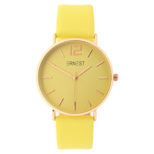 Ernest horloge Rosé-Cindy SS22 geel