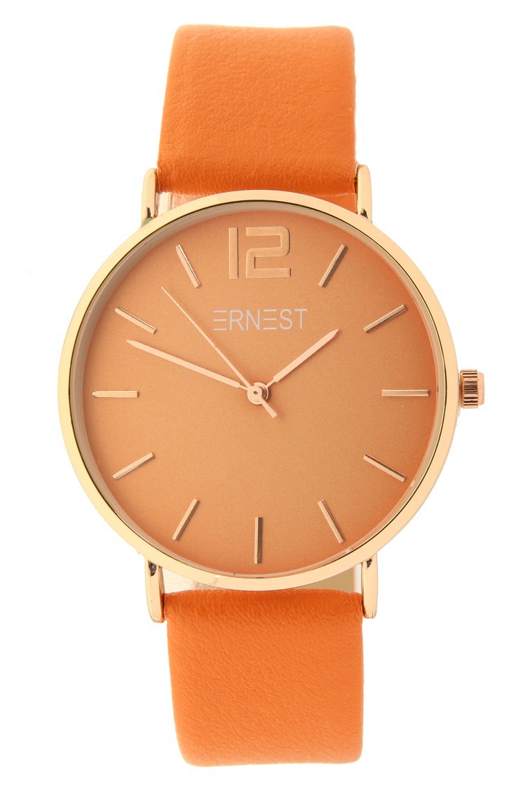 Ernest horloge Rosé-Cindy SS22 oranje
