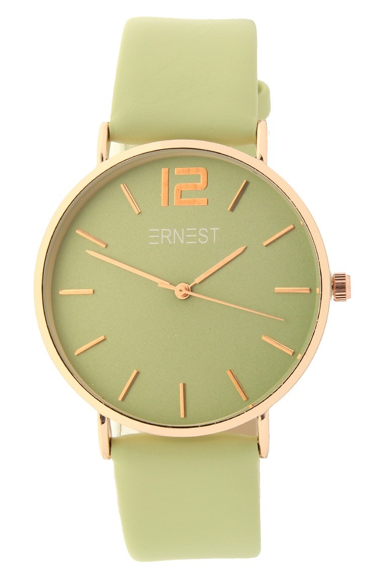 Ernest horloge Rosé-Cindy SS22 zachtgroen