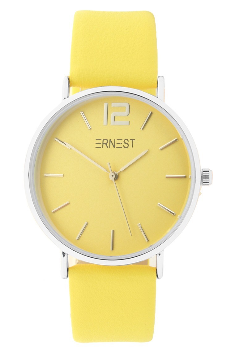 Ernest horloge Silver-Cindy SS22 geel