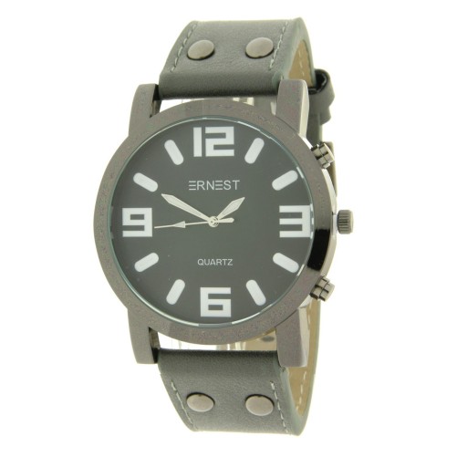 Ernest herenhorloge "New-Brixton" grijs-zwart