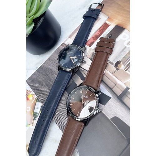 Ernest herenhorloge "Milow" choco