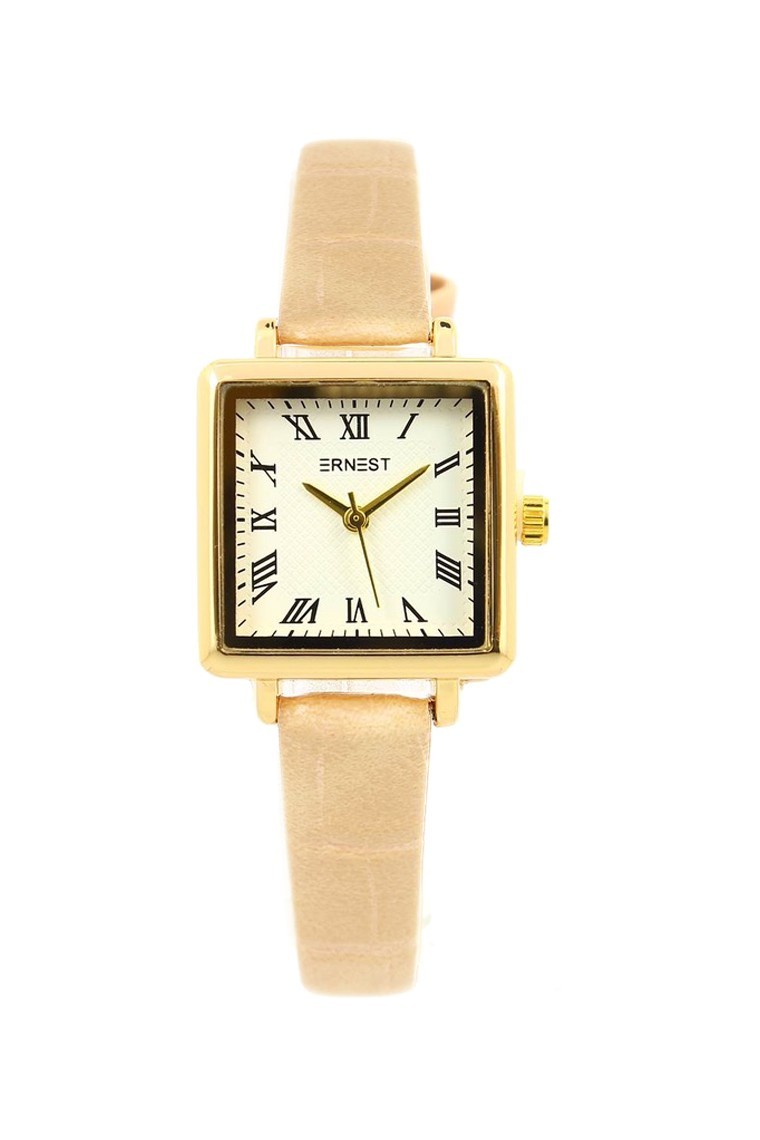 Ernest horloge Gold-Mika beige