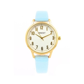 Ernest horloge Gold-Tina jeansblauw
