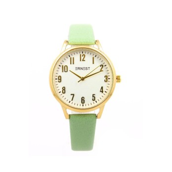 Ernest horloge Gold-Tina pistache groen