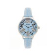 Ernest horloge "Silver-Lena" jeansblauw
