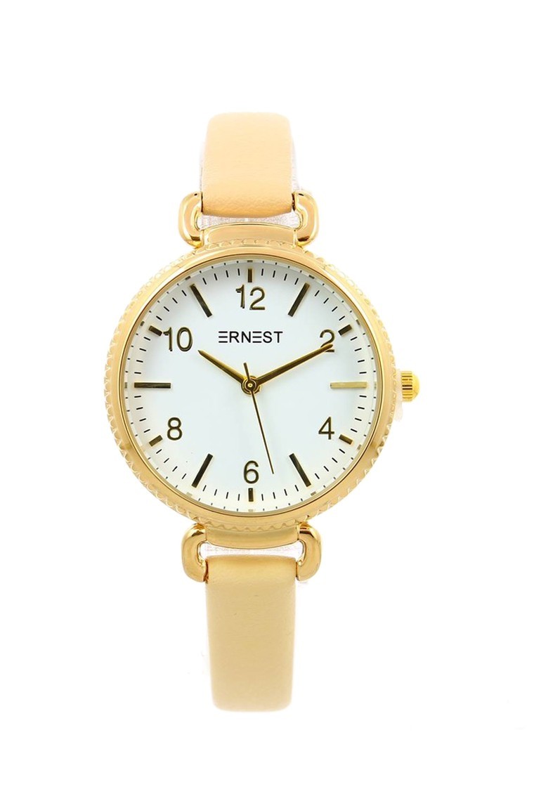 Ernest horloge "Gold-Gaby" beige