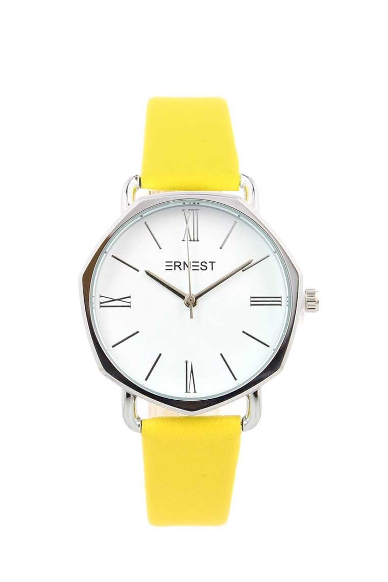 Ernest horloge "Silver-Gina" geel