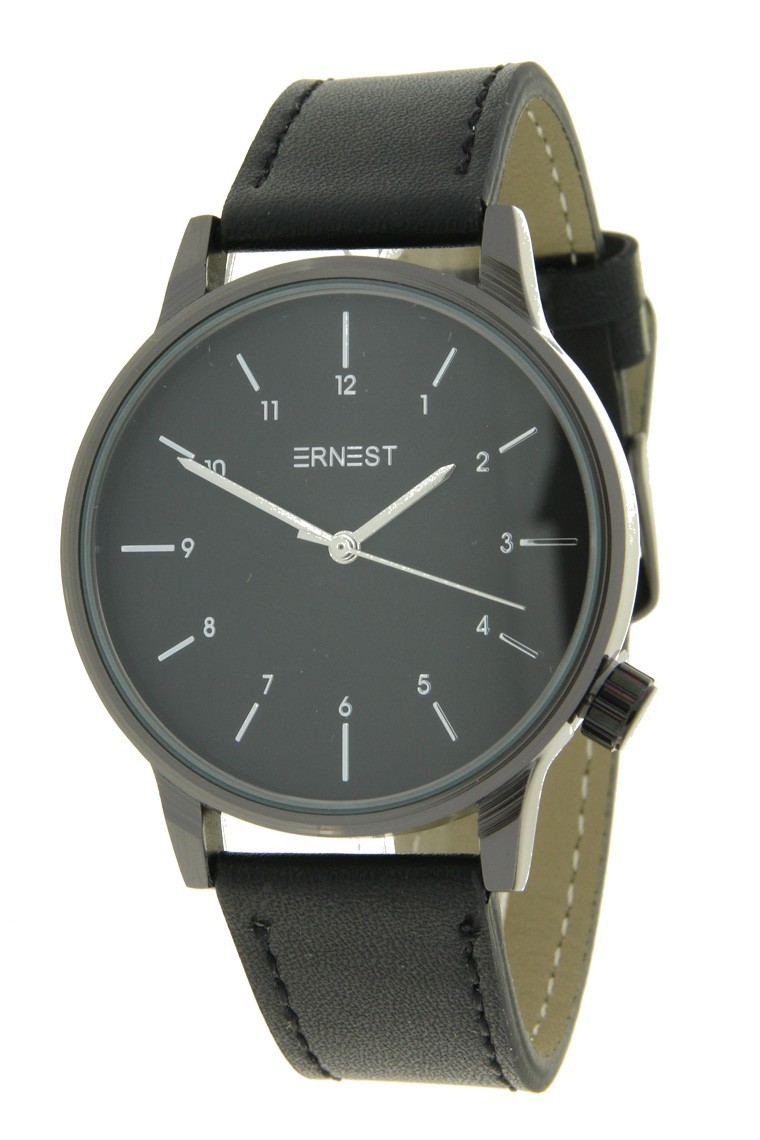 Ernest horloge "New-Elegance" zwart-zwart