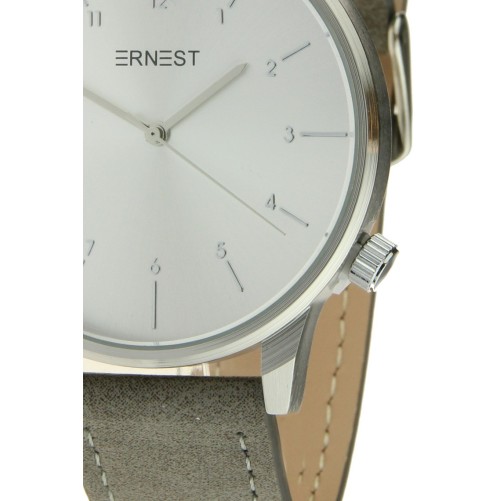 Ernest horloge "New-Elegance" grijs-zilver