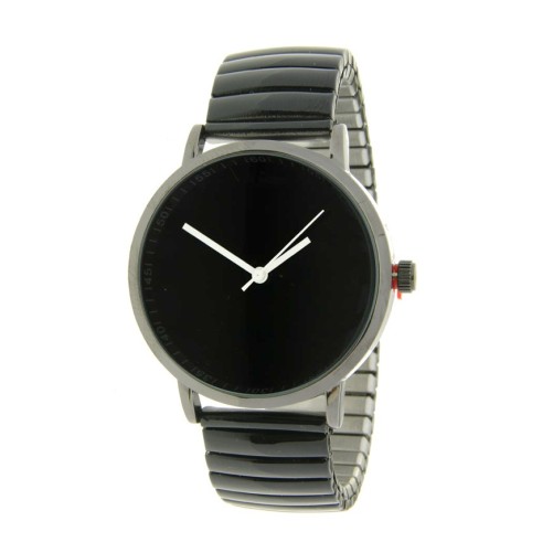 Ernest horloge "Fancy Plain" zwart