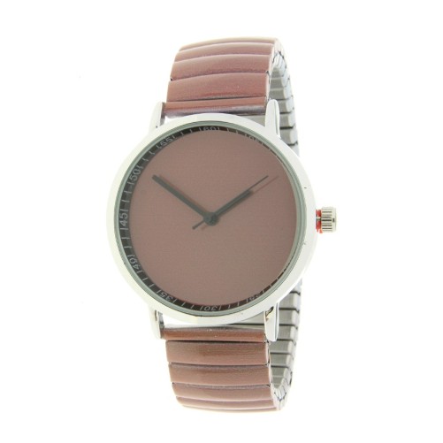 Ernest horloge "Fancy Plain" mocca