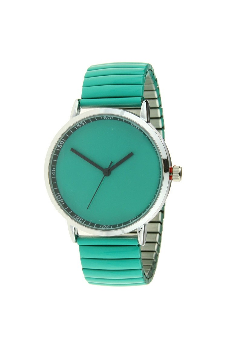 Ernest horloge "Fancy Plain" turquoise