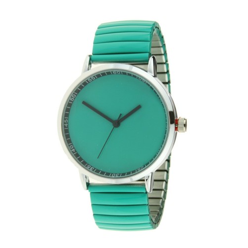 Ernest horloge "Fancy Plain" turquoise