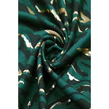 Sjaal "Zebra Gold" groen