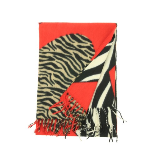 Sjaal "Zebra-Softy" rood