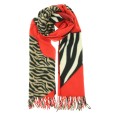 Sjaal "Zebra-Softy" rood