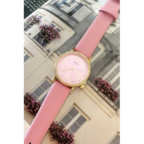 Ernest horloge "Doré Serra" pink