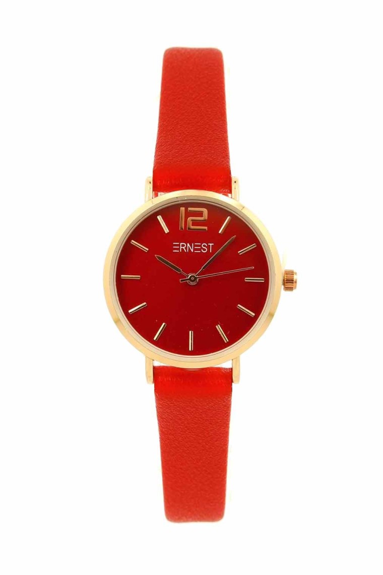 Ernest horloge Rosé-Cindy-Mini FW23 rood