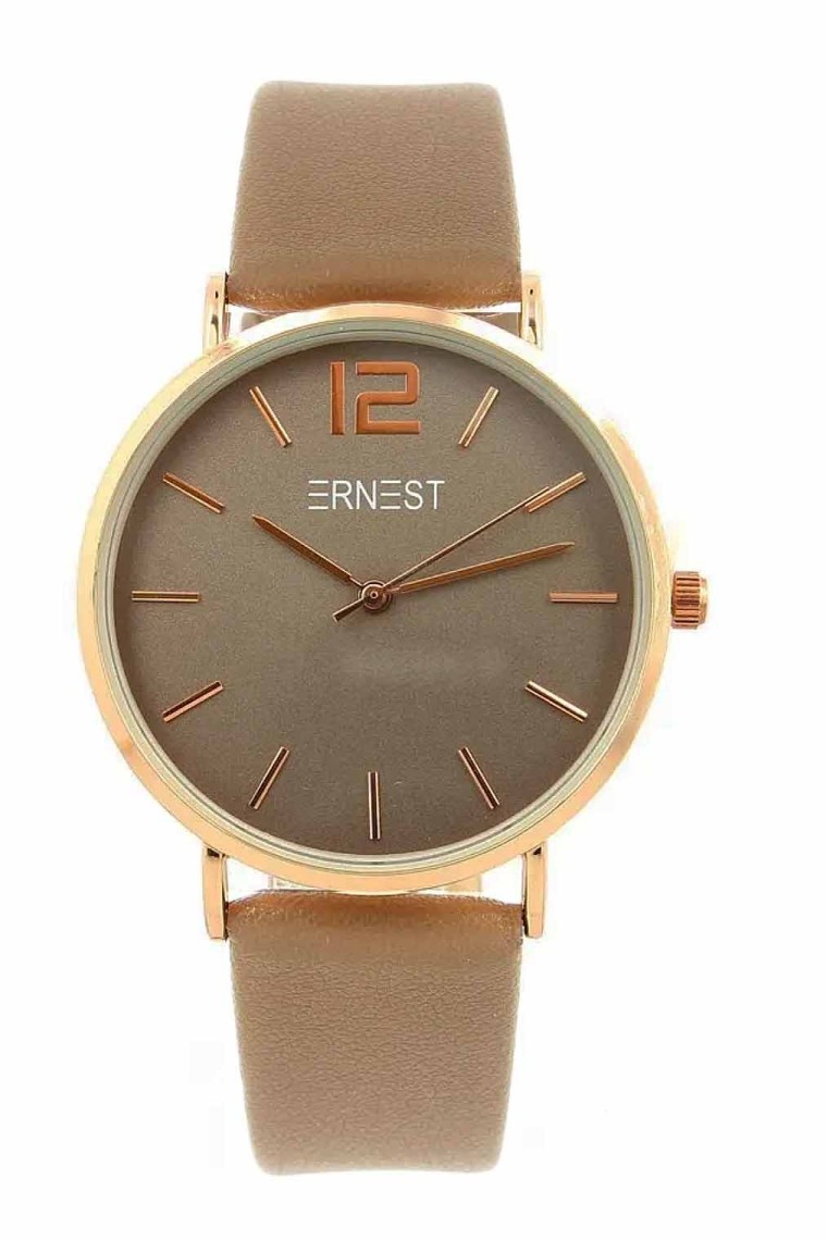 Ernest horloge Rosé-Cindy FW23 grijs-taupe