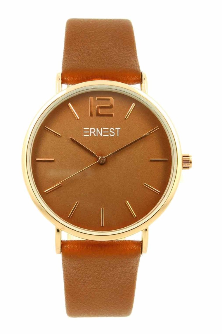 Ernest horloge Rosé-Cindy FW23 camel
