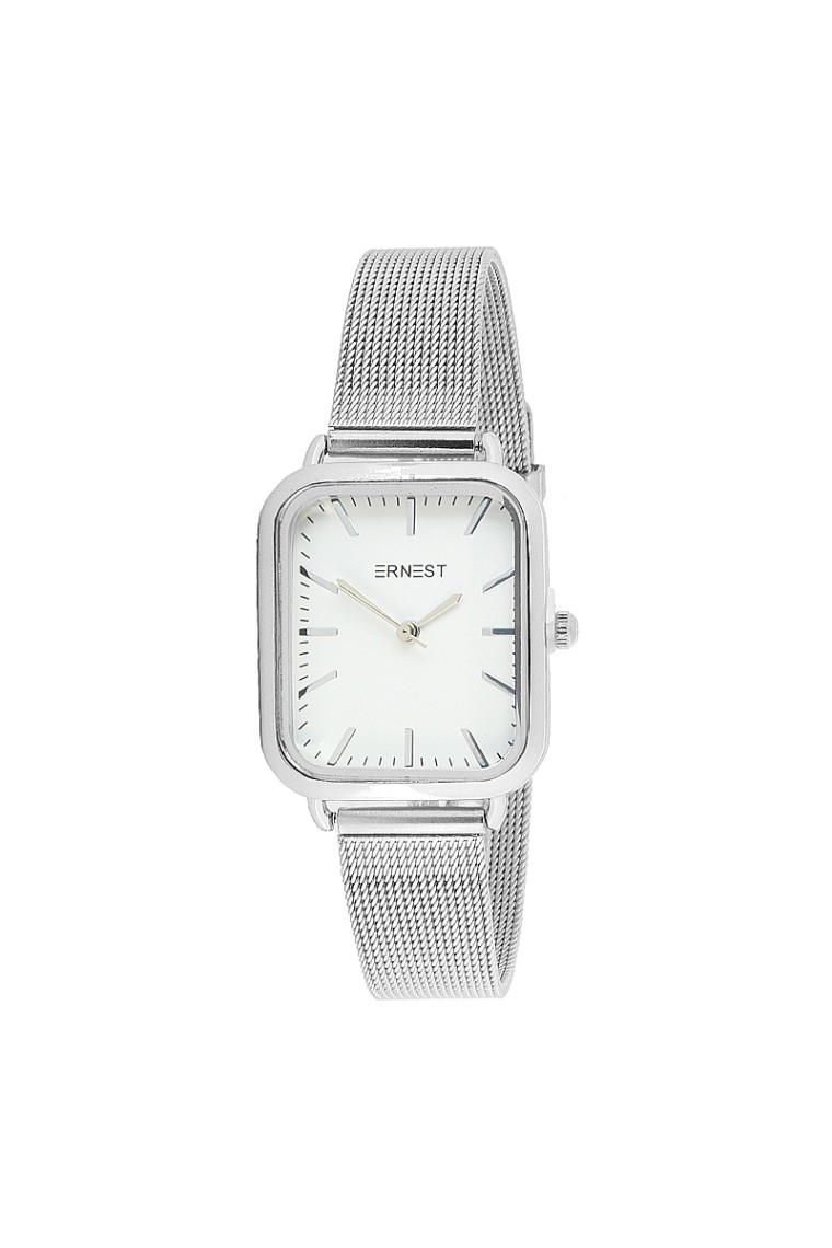 Ernest horloge ""Harmina Medium" zilver-wit