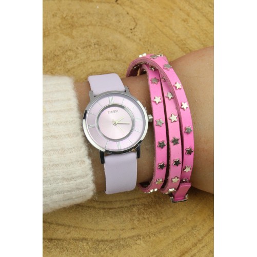 Armband "Mini-Stars" roze