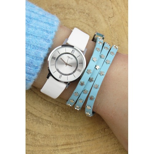 Armband "Mini-Stars" lichtblauw