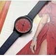 Ernest horloge "Pamela" donkerblauw-rood