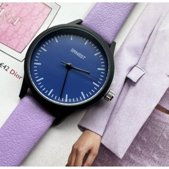 Ernest horloge "Pamela" lila-blauw