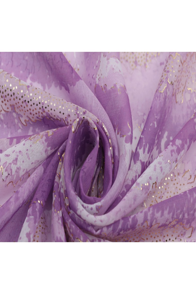 Voorjaarssjaal "Charlotte" paars