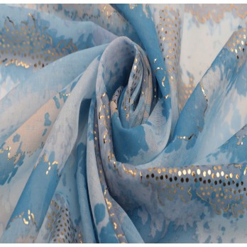 Voorjaarssjaal "Charlotte" blauw